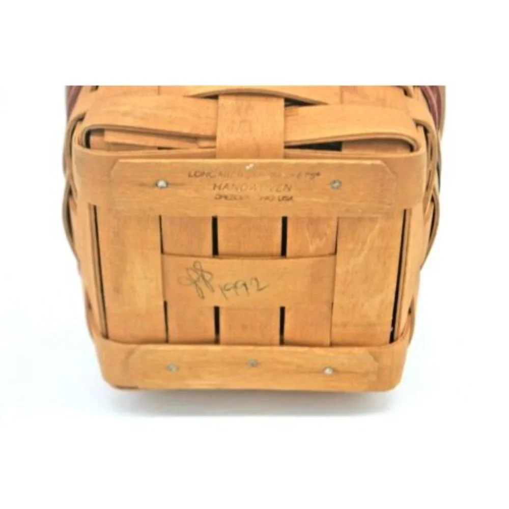 LONGABERGER 1993 Inaugural Basket Combo w/ Liner Protector & Paperwork